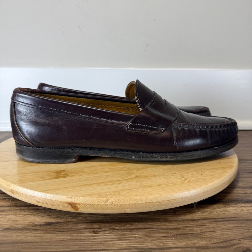 Fair Sebago Classic Penny Loafer Men's 10.5 D Burgundy Leather 47533